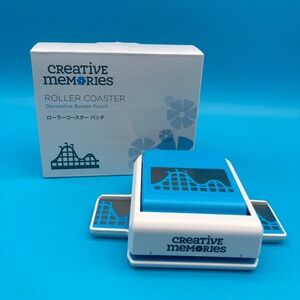 Creative Memories Roller Coaster Decorative Border Punch Like New With Box